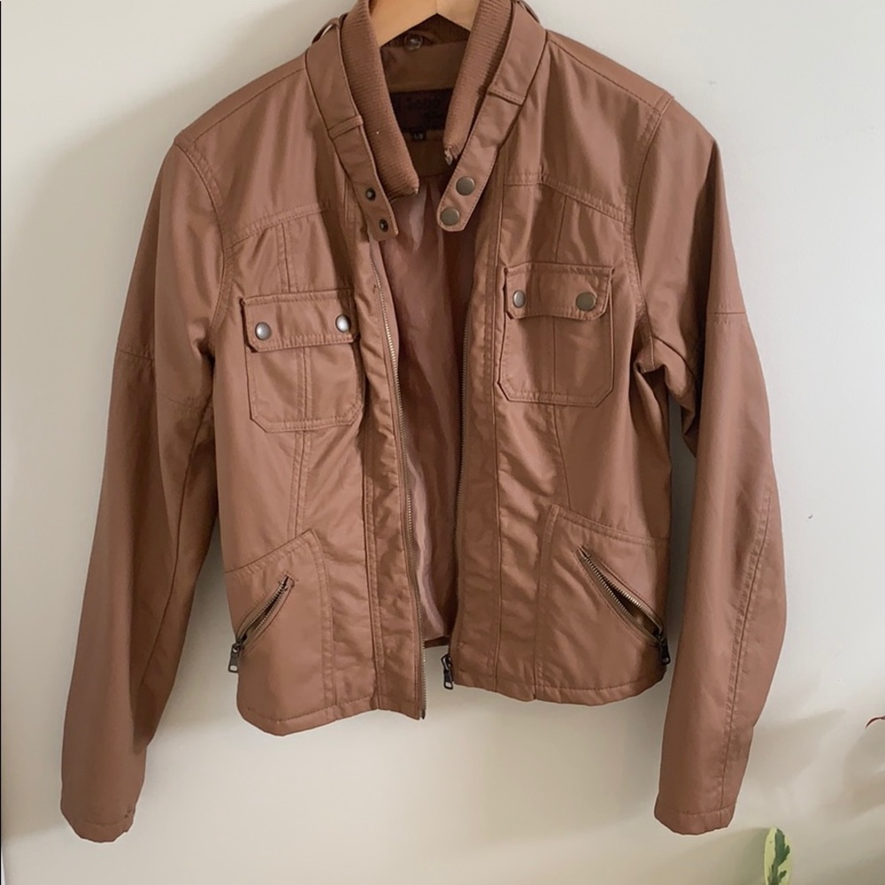 Brown Zipper Jacket